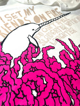 Load image into Gallery viewer, YCSSWL® WHITE & BLACK (SCREEN PRINTED TEE) NEW! (FOR SIGNED OPTION READ DESCRIPTION)