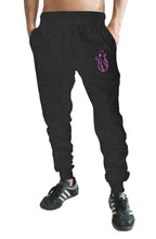 Load image into Gallery viewer, Elephant Ghost Embroidered joggers (Charcoal Grey)