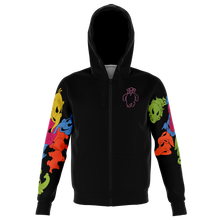 Load image into Gallery viewer, Drunken Elephant Fashion Zip-Up Hoodie