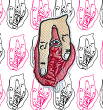 Load image into Gallery viewer, Pussyclops ® Zip-Up Embroidered Hoodie (NEW!)