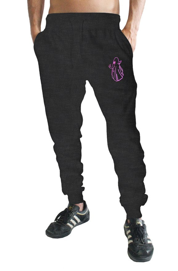 Elephant Ghost Embroidered joggers (Charcoal Grey)