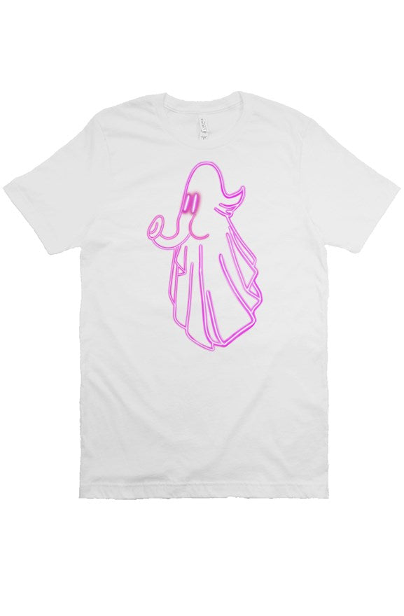 Neon Elephant Ghost Shirt (White)