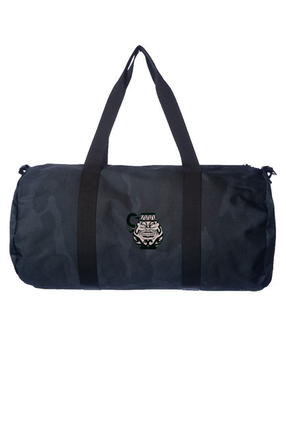 POT OF GREED! (Embroidered Day Trip Duffle Black Camo)