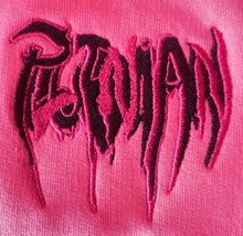 Load image into Gallery viewer, Plutonian Embroidered Logo | Pink Neon Pullover Hoodie
